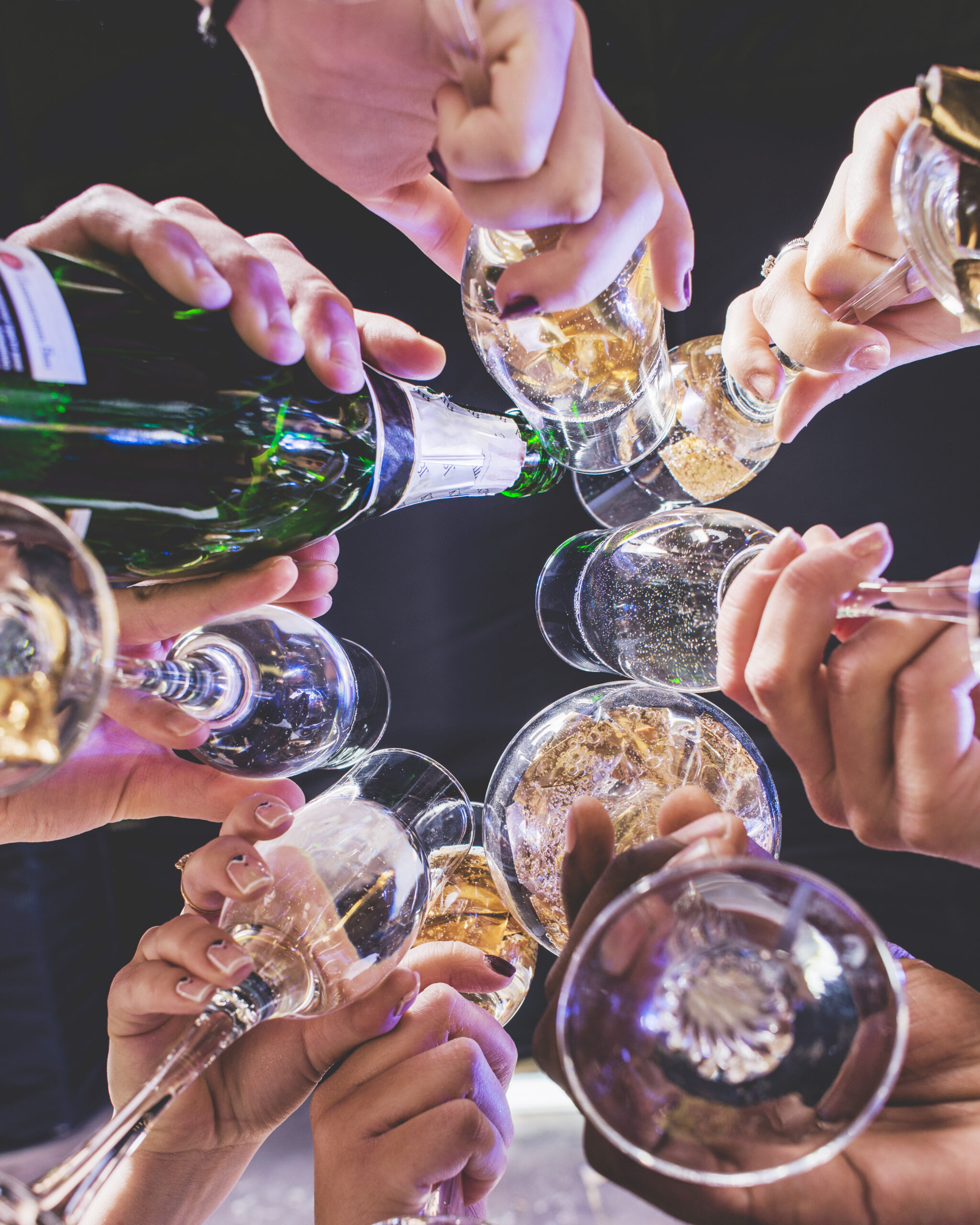 Proosten tijdens event